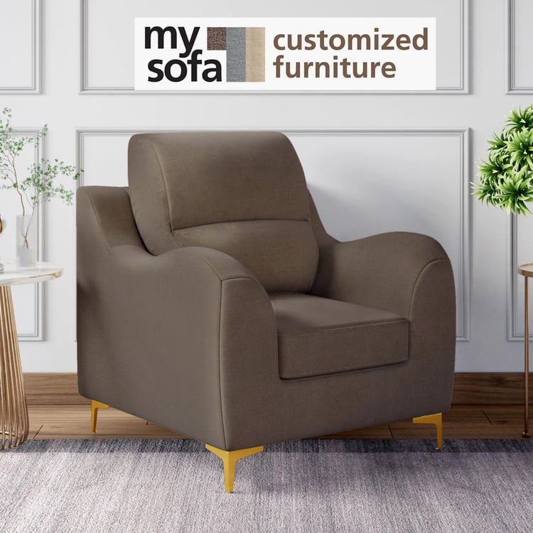 Bianca Chenille 1-Seater Sofa - Customized Furniture