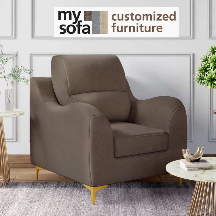 Bianca Chenille 1-Seater Sofa - Customized Furniture