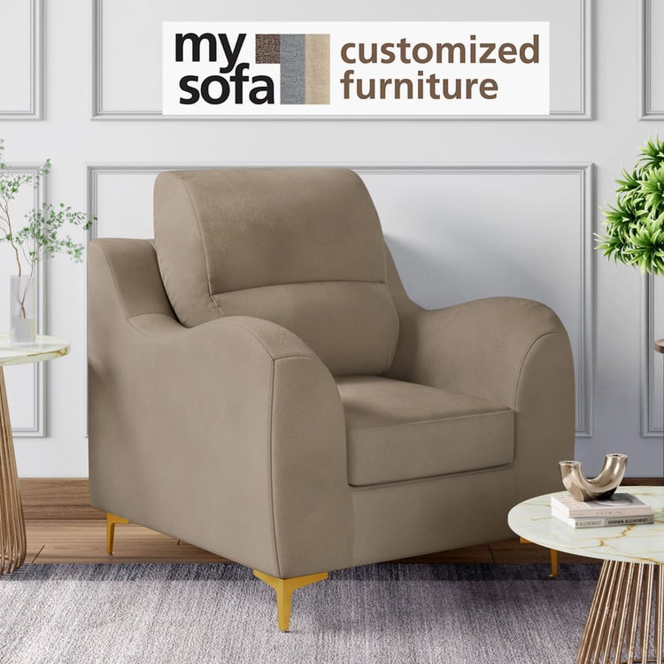 Bianca Velvet 1-Seater Sofa - Customized Furniture