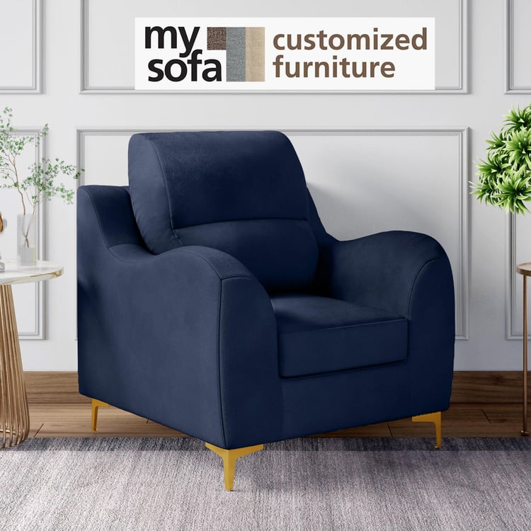 Bianca Velvet 1-Seater Sofa - Customized Furniture