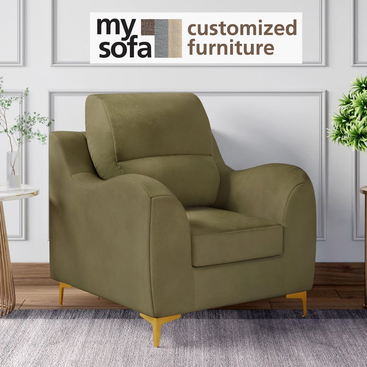 Bianca Velvet 1-Seater Sofa - Customized Furniture