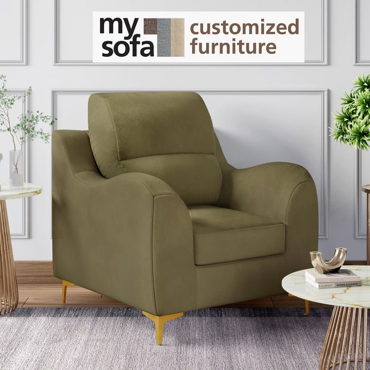 Bianca Velvet 1-Seater Sofa - Customized Furniture