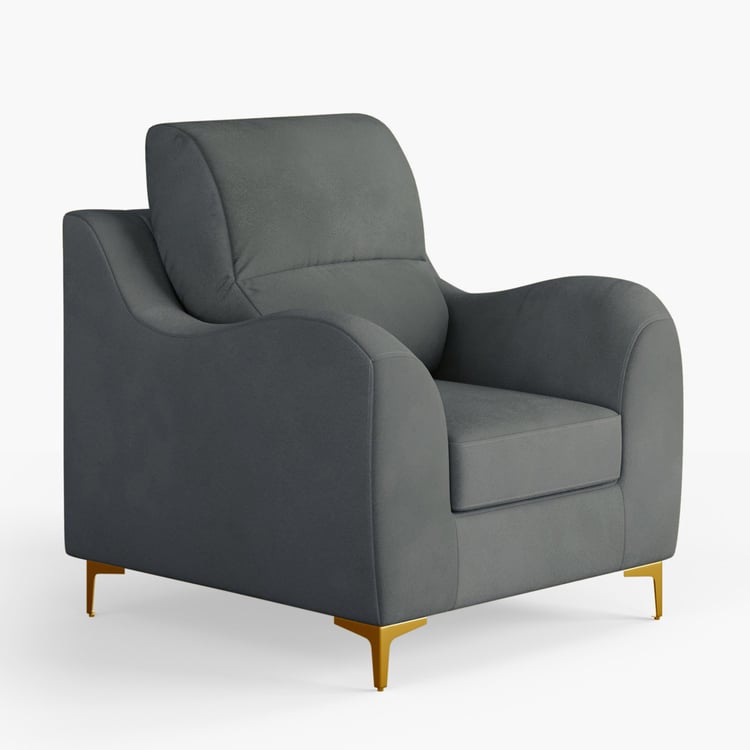 Bianca Velvet 1-Seater Sofa - Customized Furniture