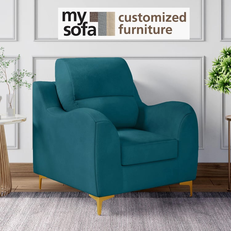 Bianca Velvet 1-Seater Sofa - Customized Furniture