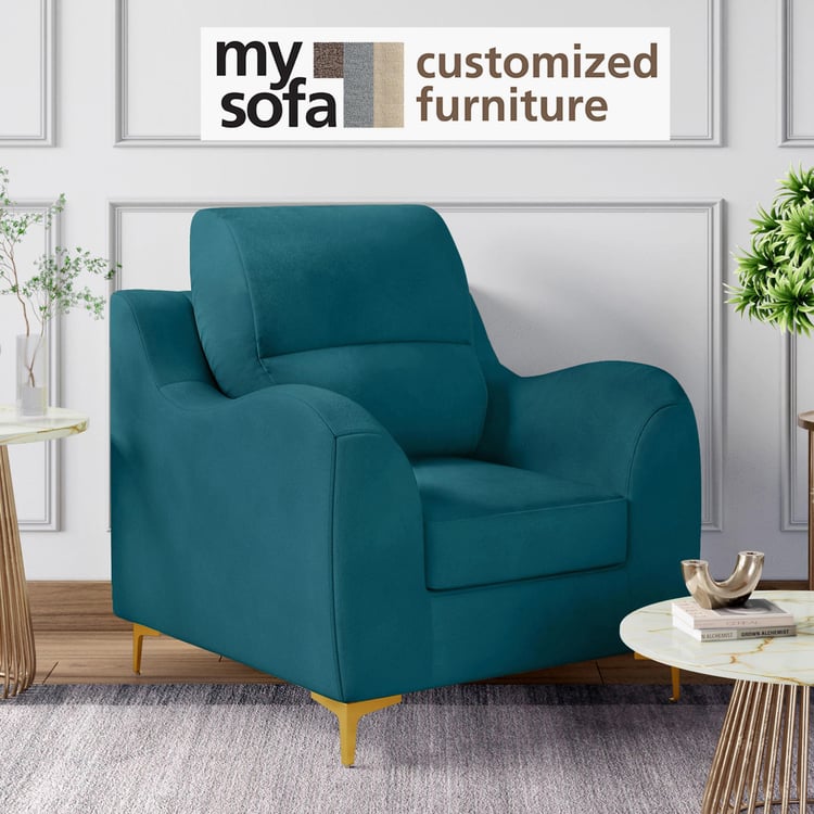 Bianca Velvet 1-Seater Sofa - Customized Furniture