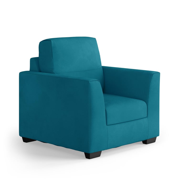 Ellora Velvet 1-Seater Sofa - Customized Furniture