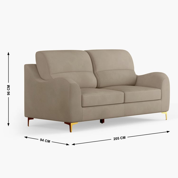 Bianca Velvet 3-Seater Sofa - Customized Furniture