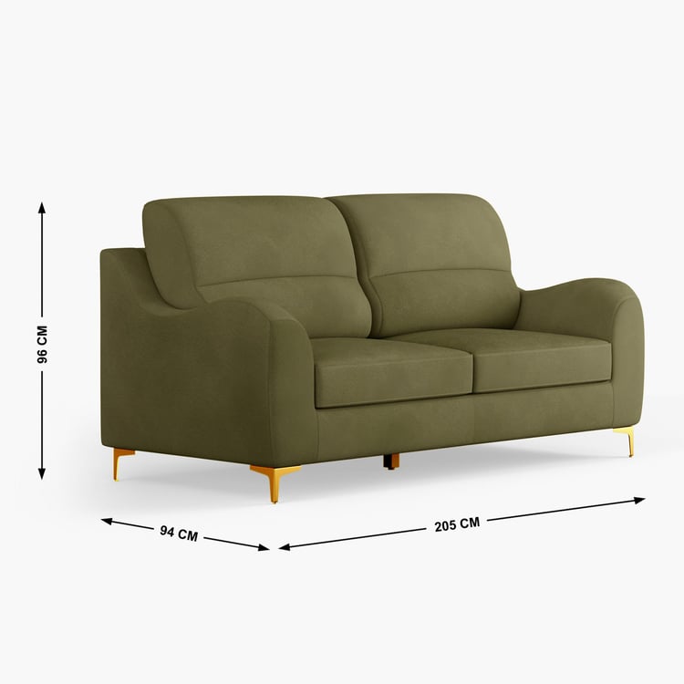 Bianca Velvet 3-Seater Sofa - Customized Furniture