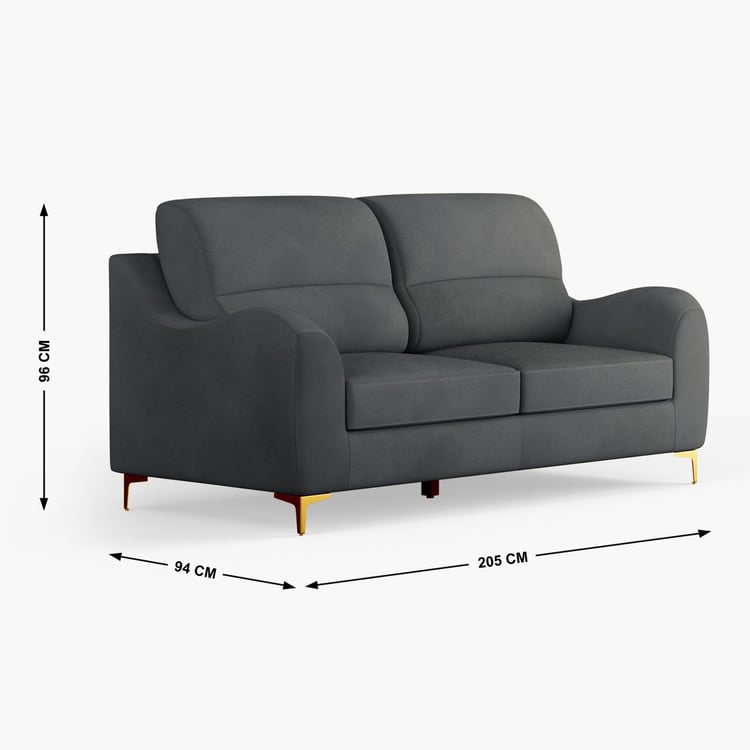 Bianca Velvet 3-Seater Sofa - Customized Furniture