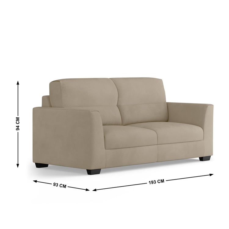 Ellora Velvet 3-Seater Sofa - Customized Furniture