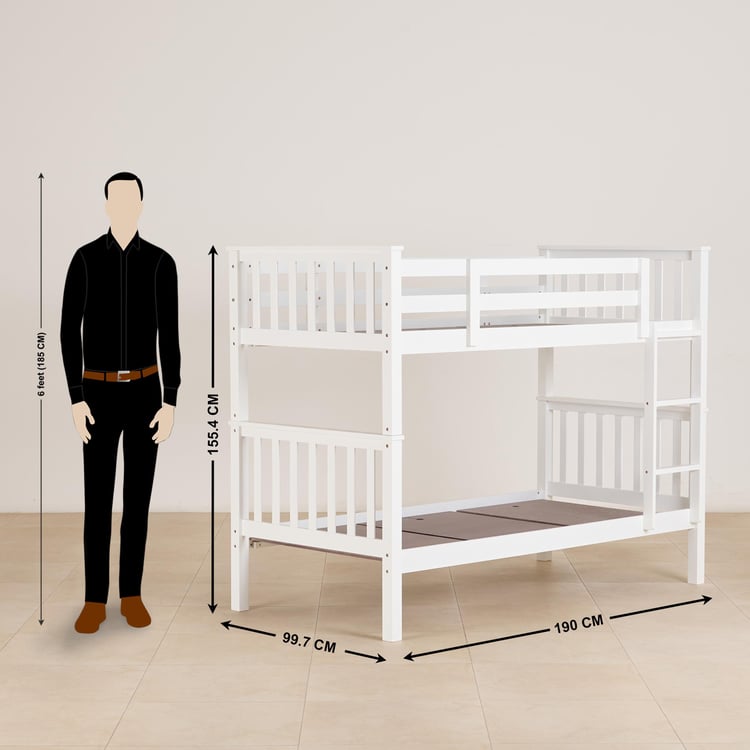 (Refurbished) Taylor Bunk Bed - White