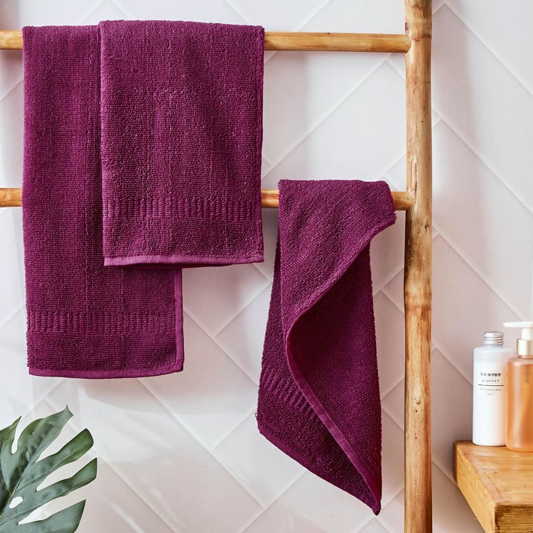 Emery Bursa Set of 3 Cotton Hand Towel - 60x40cm