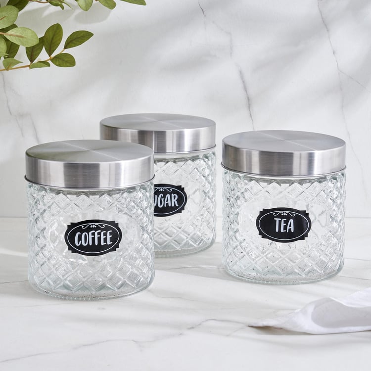 Louvre Arcade Glass Storage Jar - 700ml