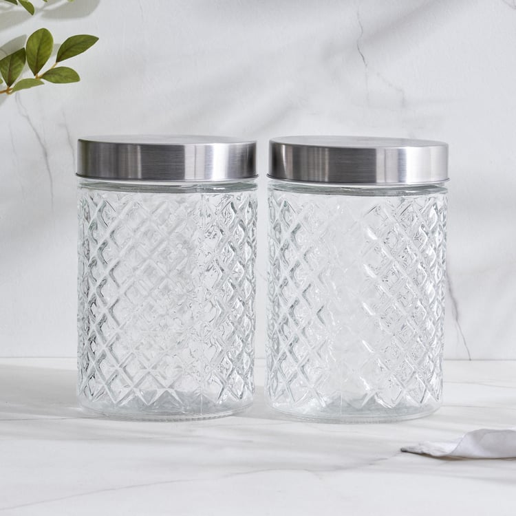 Louvre Arcade Glass Storage Jar - 1L