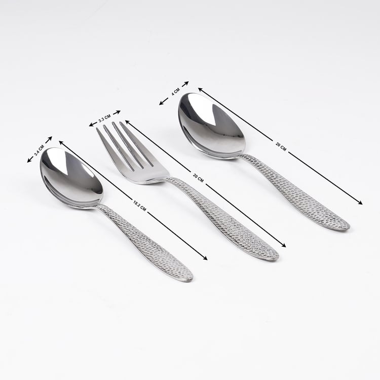 Glister Astrid 19Pcs Stainless Steel Cutlery Set