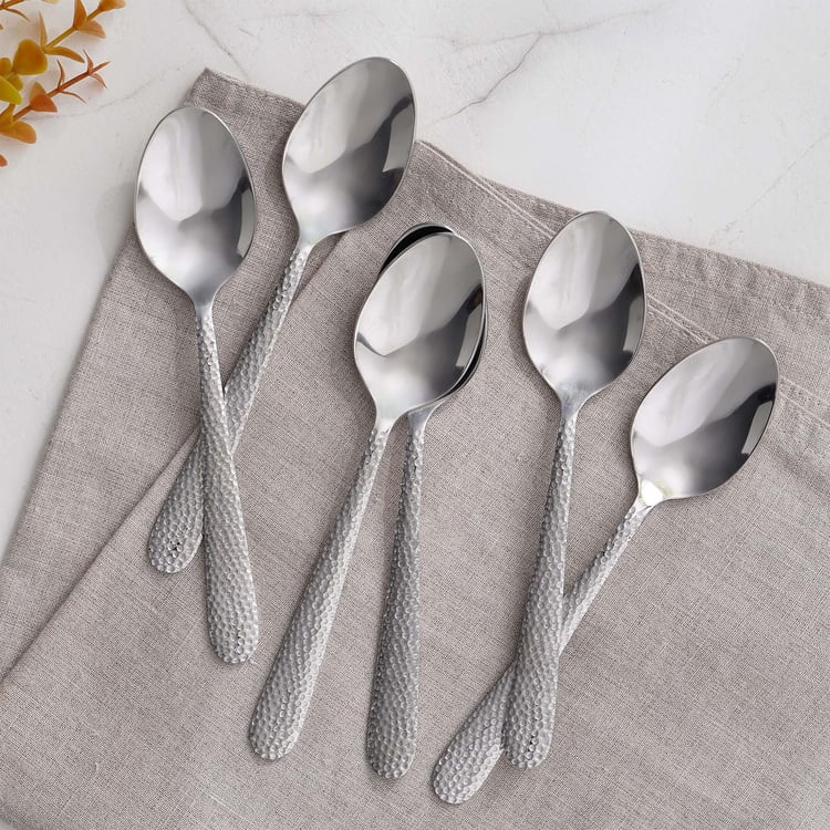 Glister Elke Set of 6 Stainless Steel Baby Spoon