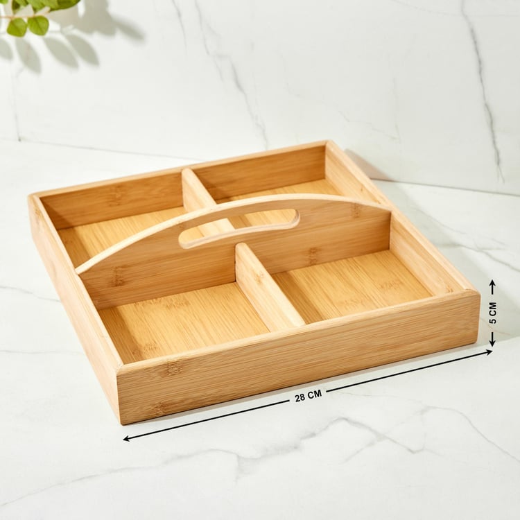 Spinel Perennial Bamboo Serving Tray - 28x5cm