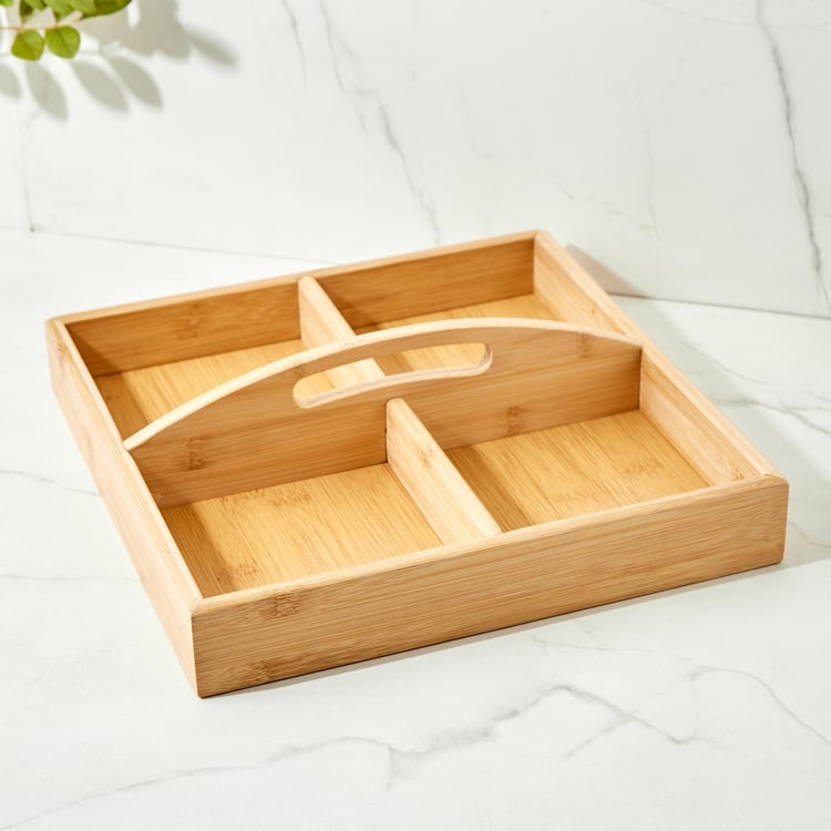 Spinel Perennial Bamboo Serving Tray - 28x5cm