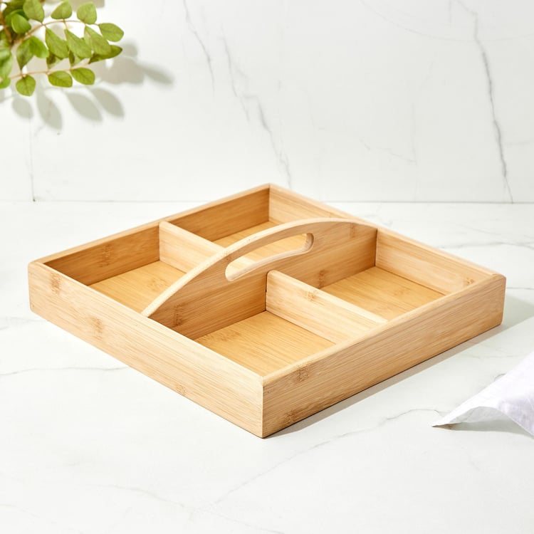 Spinel Perennial Bamboo Serving Tray - 28x5cm