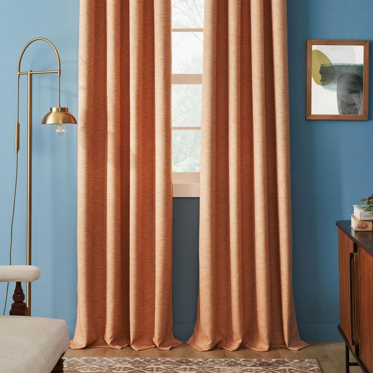 Window Rising Curtains Buy DECO WINDOW Rising Set of 2 Woven Room Darkening Door Curtains from ...