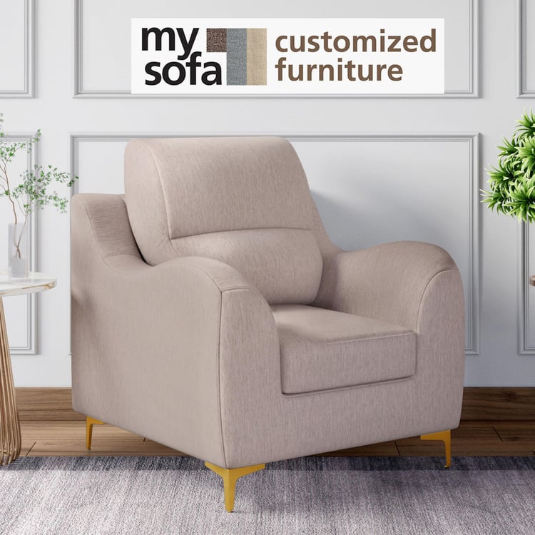 Bianca Fabric 1-Seater Sofa - Customized Furniture