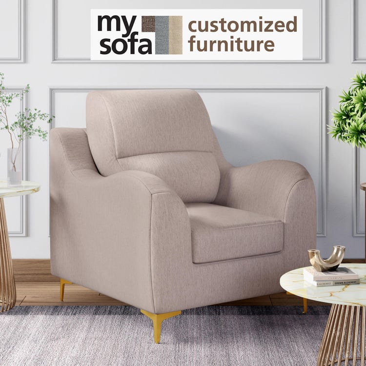 Bianca Fabric 1-Seater Sofa - Customized Furniture