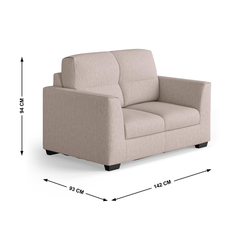 Ellora Fabric 2-Seater Sofa - Customized Furniture