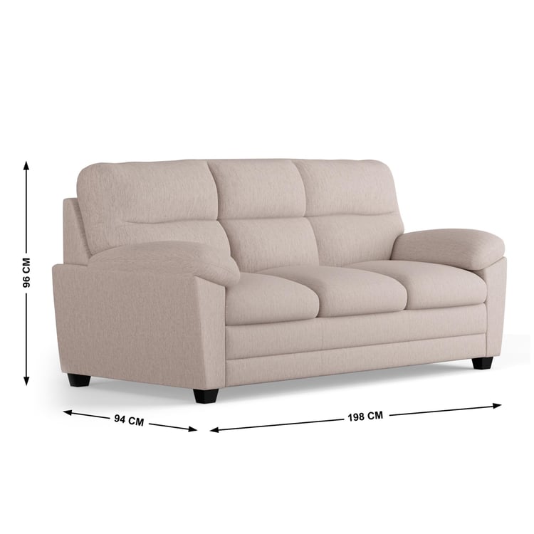 Mojo Fabric 3-Seater Sofa - Customized Furniture