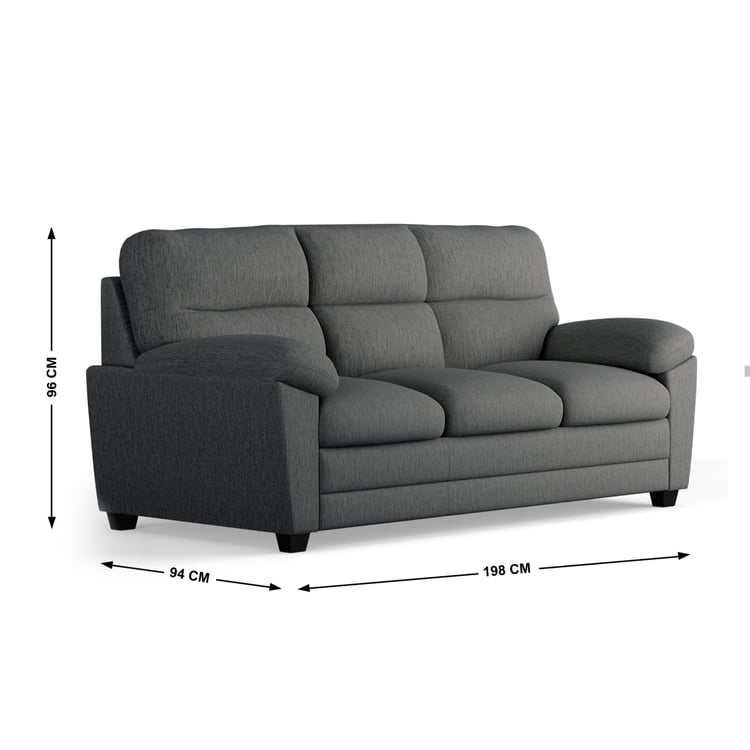 Mojo Fabric 3-Seater Sofa - Customized Furniture