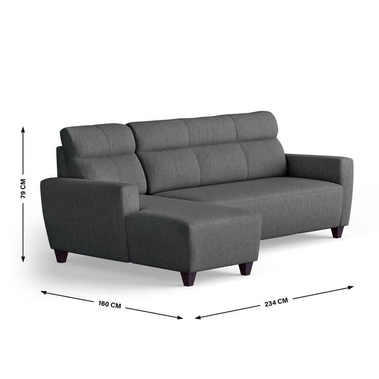 Helios Emily Fabric 3-Seater Left Corner Sofa with Chaise - Customized Furniture