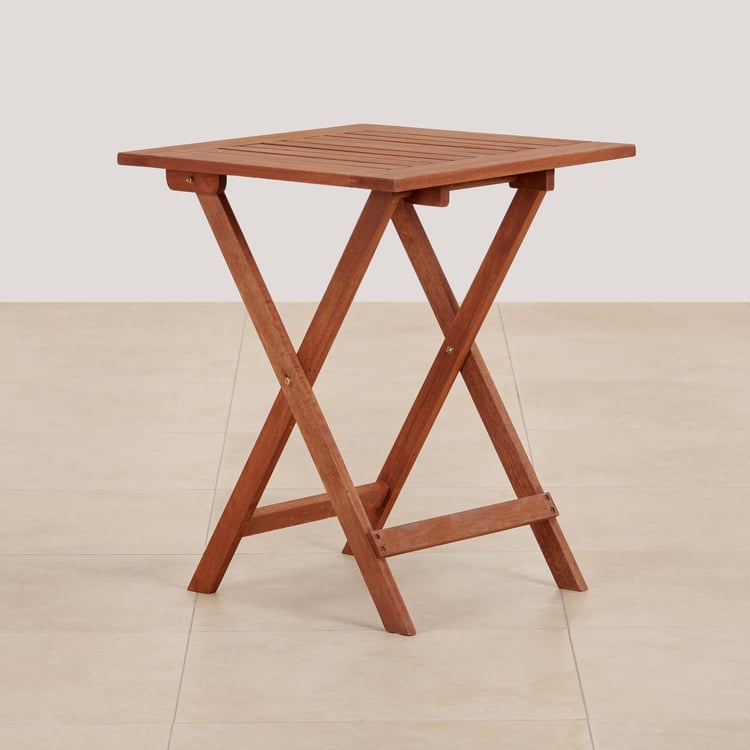 (Refurbished) Juliet NXT Mango Wood Folding Outdoor Table - Brown