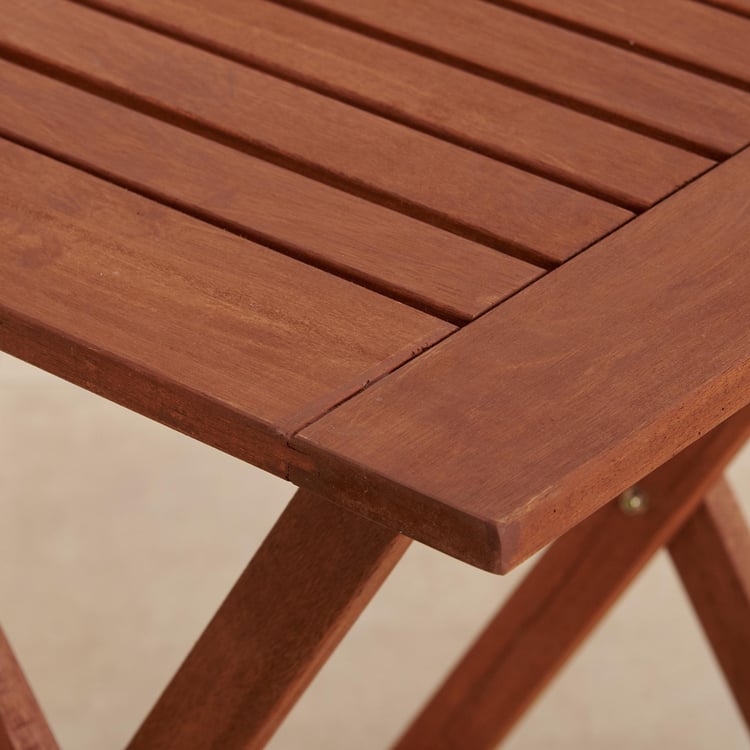 (Refurbished) Juliet NXT Mango Wood Folding Outdoor Table - Brown