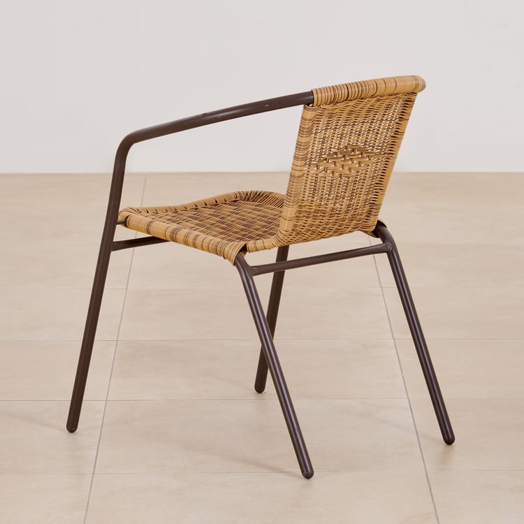 Buy (Refurbished) Fullerton Polyrattan Chair - Brown from Home Centre ...