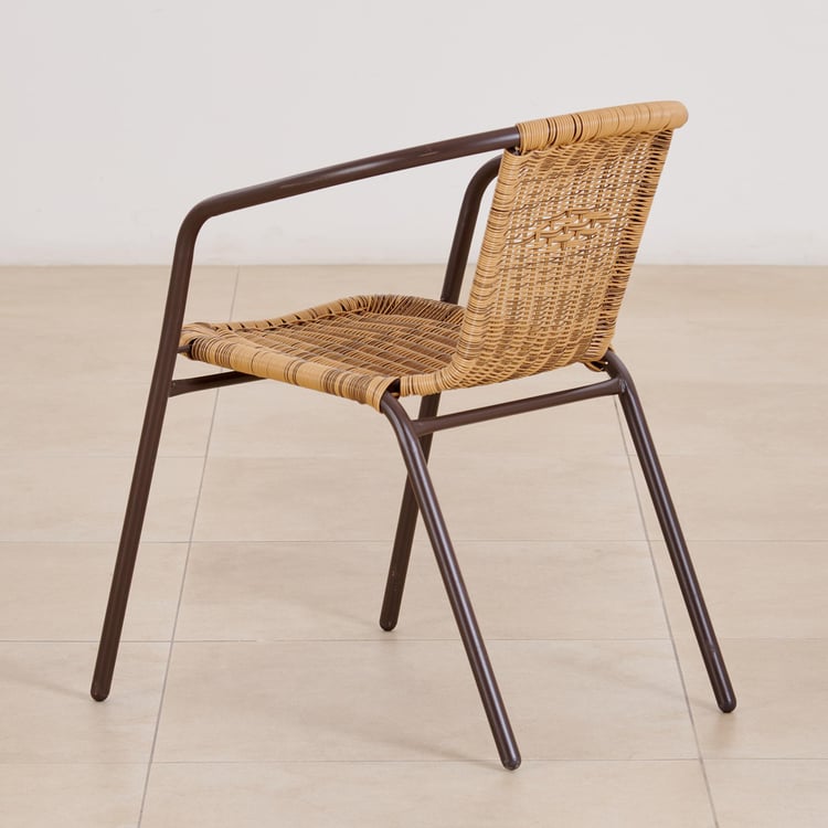 Buy (Refurbished) Fullerton Polyrattan Chair - Brown from Home Centre ...