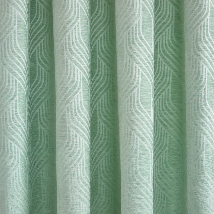 Calamus Jacquard Room Darkening Door Curtains