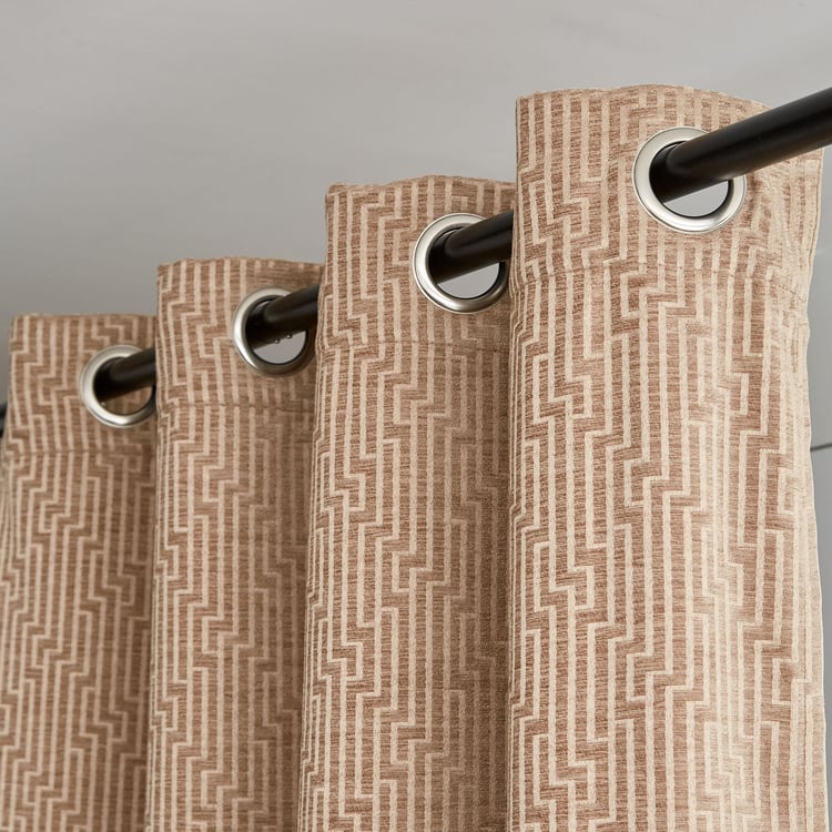 Calamus Jacquard Room Darkening Window Curtains