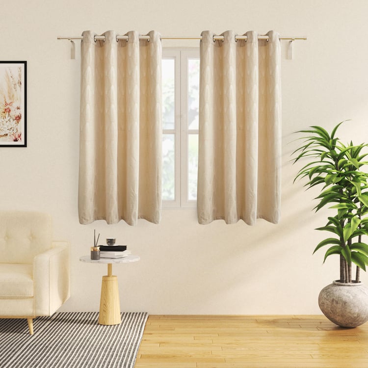 Calamus Jacquard Room Darkening Window Curtain