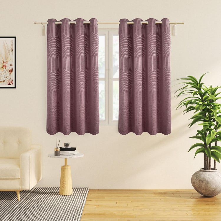 Calamus Jacquard Room Darkening Window Curtain