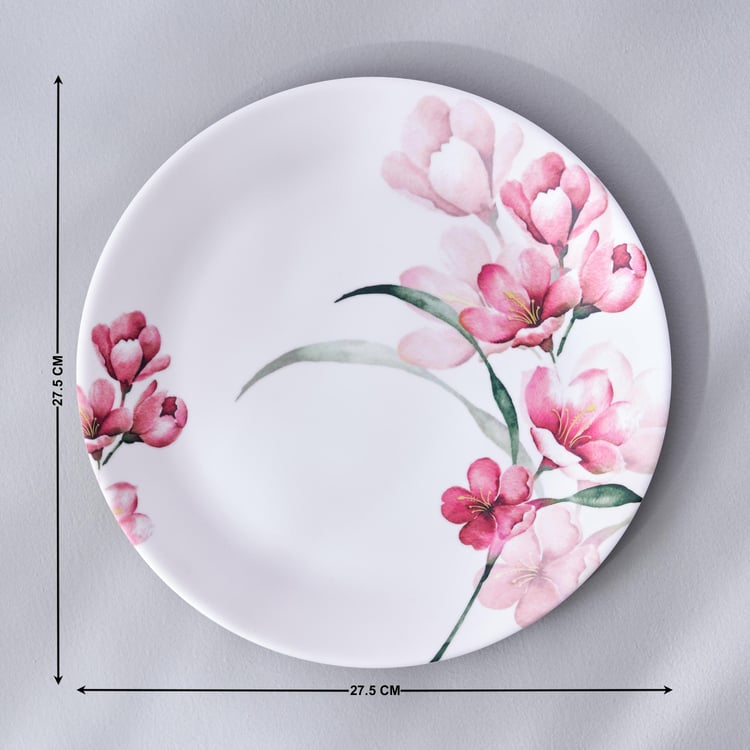 Spinel Set of 4 Melamine Printed Dinner Plates - 27.5cm