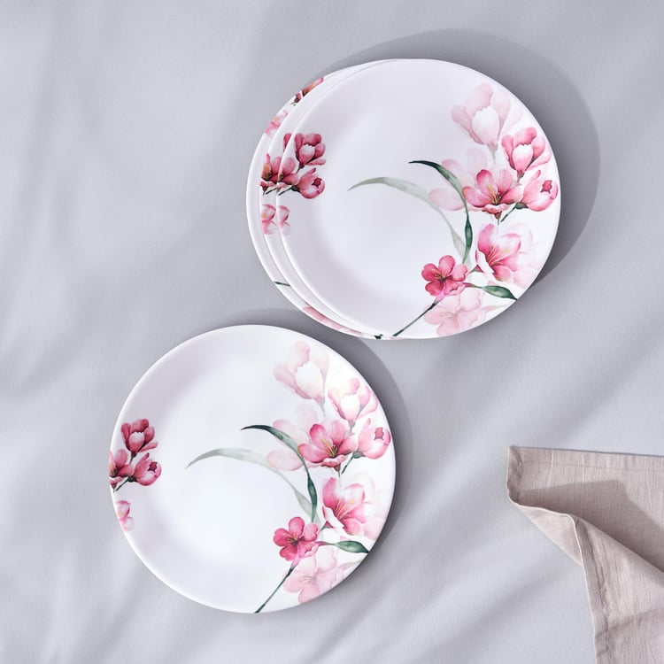 Spinel Set of 4 Melamine Printed Dinner Plates - 27.5cm