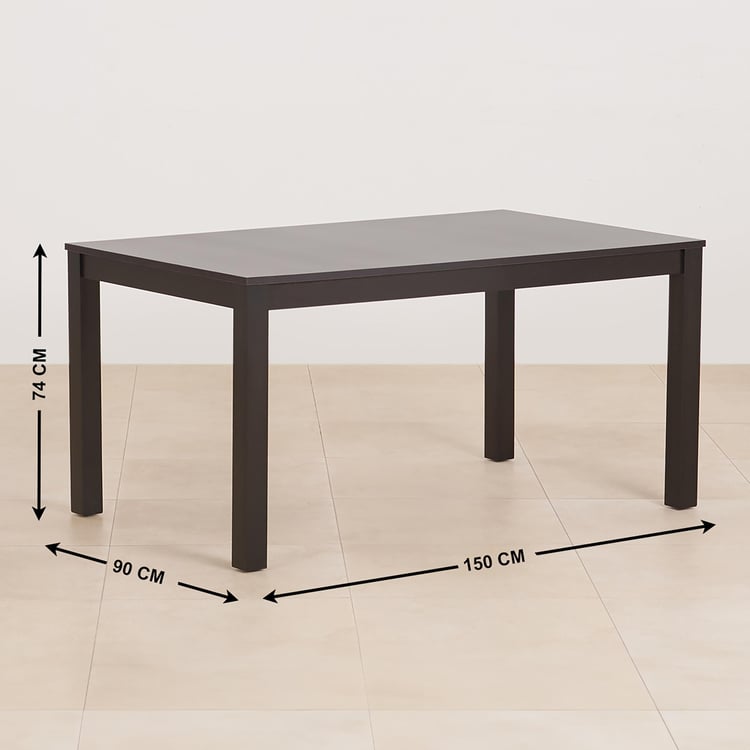 (Refurbished) Diana 6-Seater Dining Table - Brown