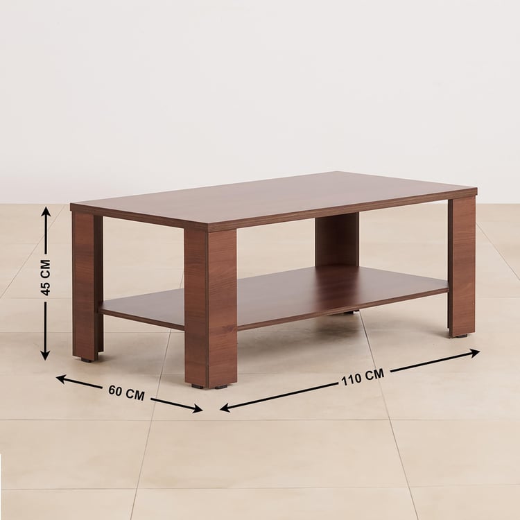 (Refurbished) Clary Coffee Table - Brown