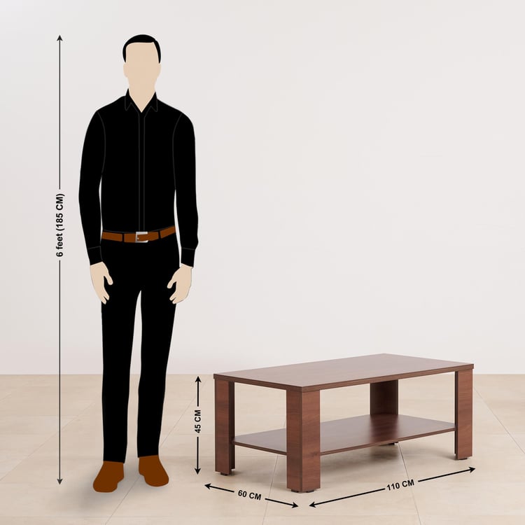 (Refurbished) Clary Coffee Table - Brown