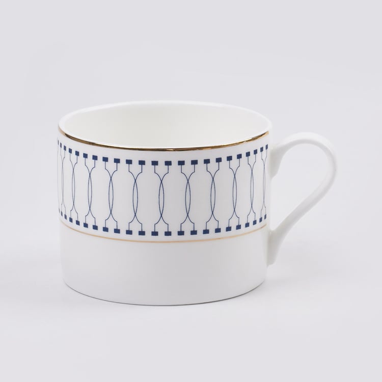 Altius Winter Sky Bone China Cup and Saucer - 200ml