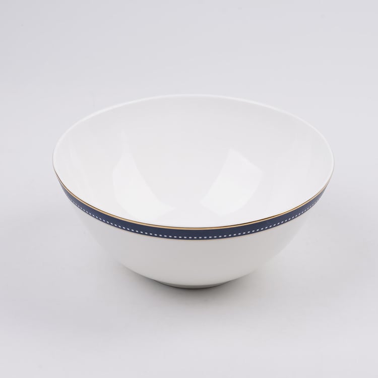 Altius Winter Sky Bone China Printed Cereal Bowl - 800ml