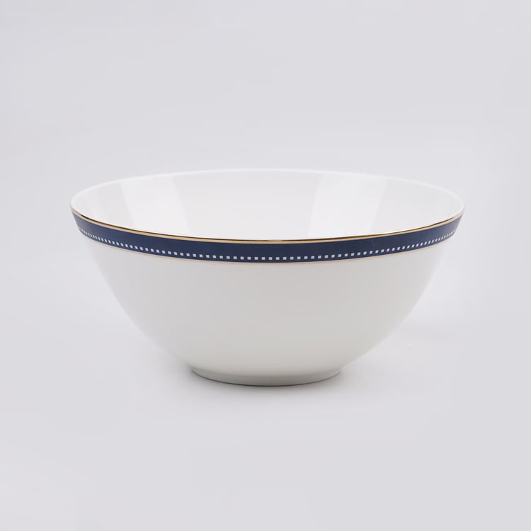 Altius Winter Sky Bone China Printed Cereal Bowl - 800ml
