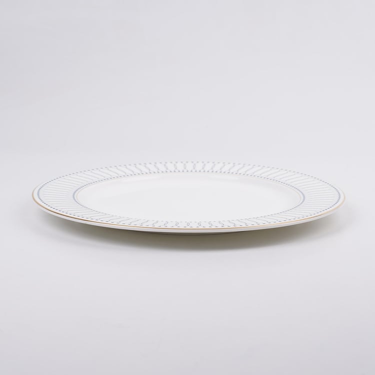 Altius Winter Sky Bone China Printed Dinner Plate - 27cm