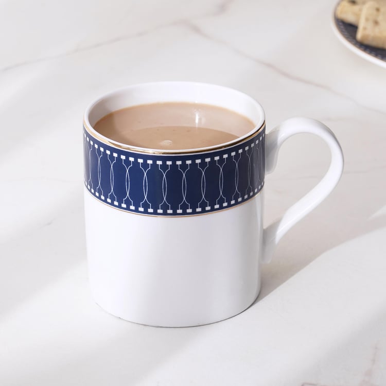 Altius Winter Sky Bone China Printed Mug - 350ml