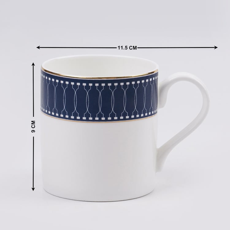 Altius Winter Sky Bone China Printed Mug - 350ml