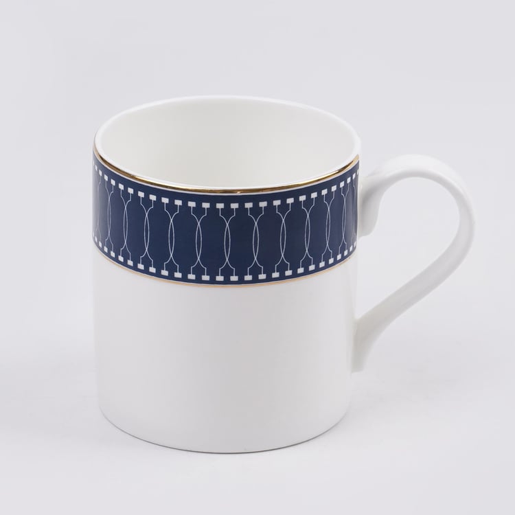 Altius Winter Sky Bone China Printed Mug - 350ml